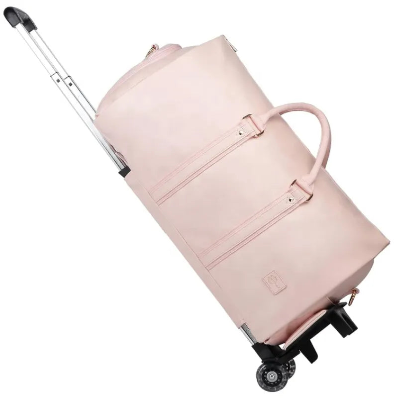 Handheld Travel Folding Lever Bag With Large Capacity