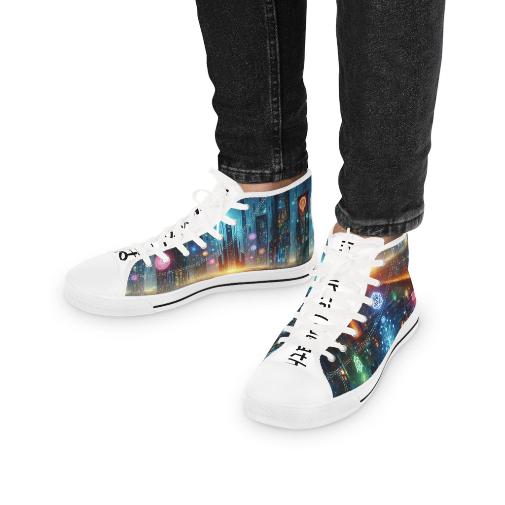 Men's Sneakers - CyberPunk and Magic Design