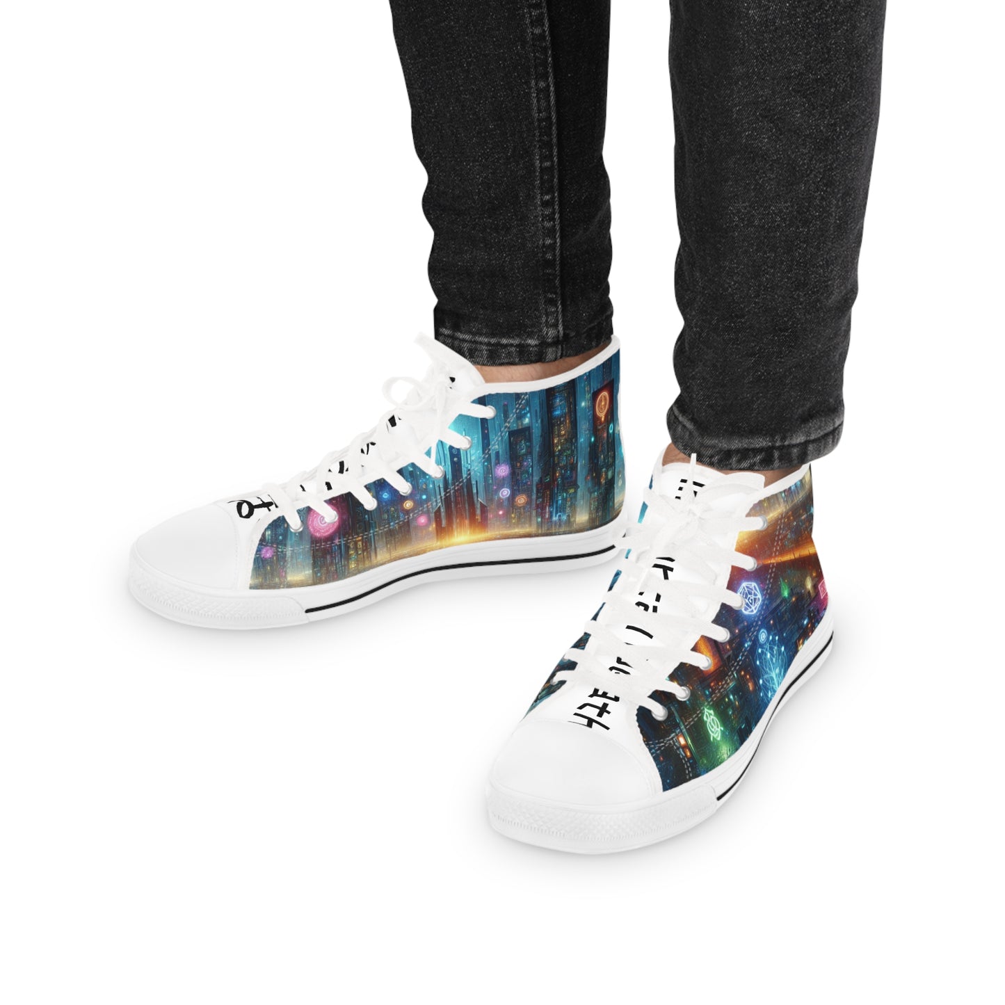 Men's Sneakers - CyberPunk and Magic Design