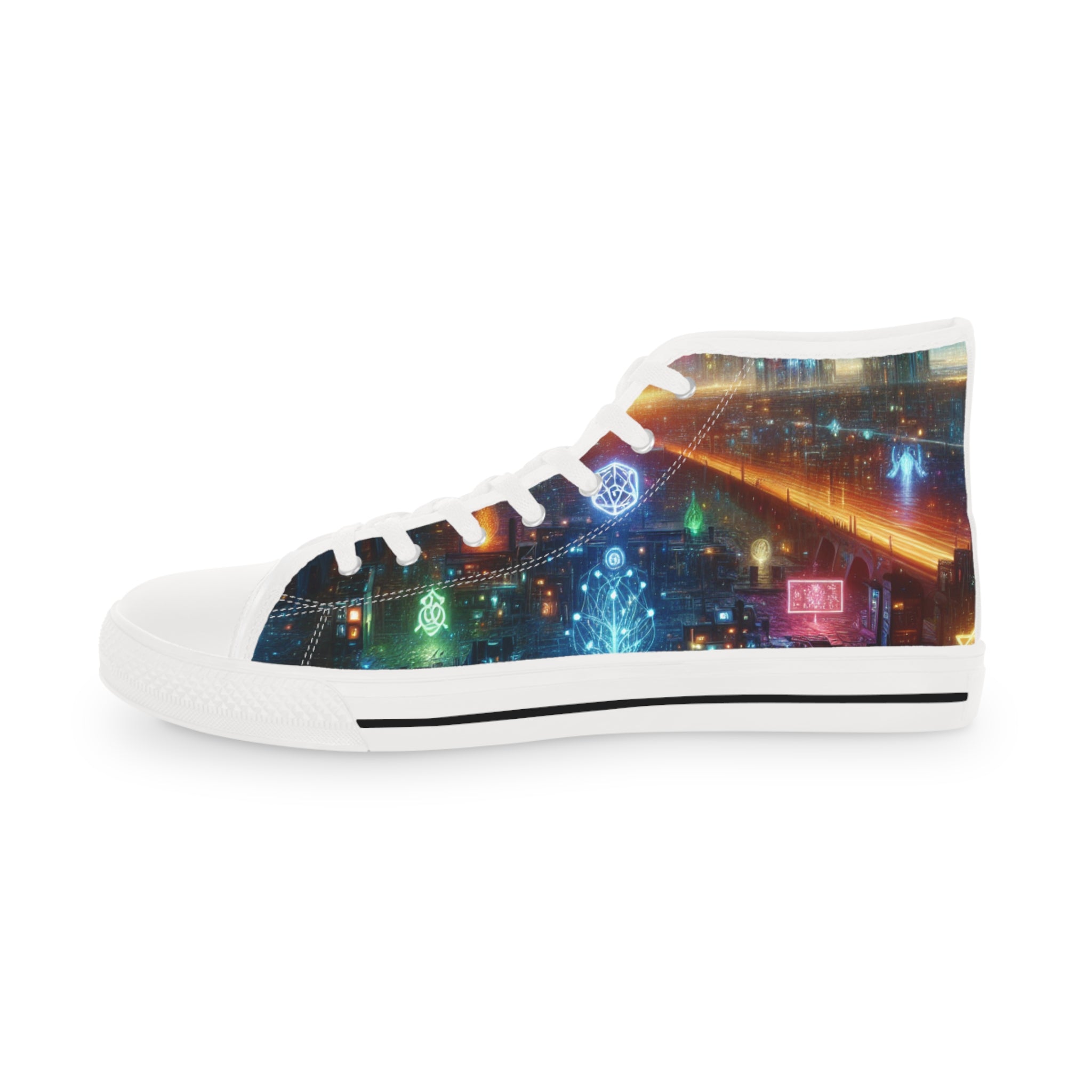 Men's Sneakers - CyberPunk and Magic Design