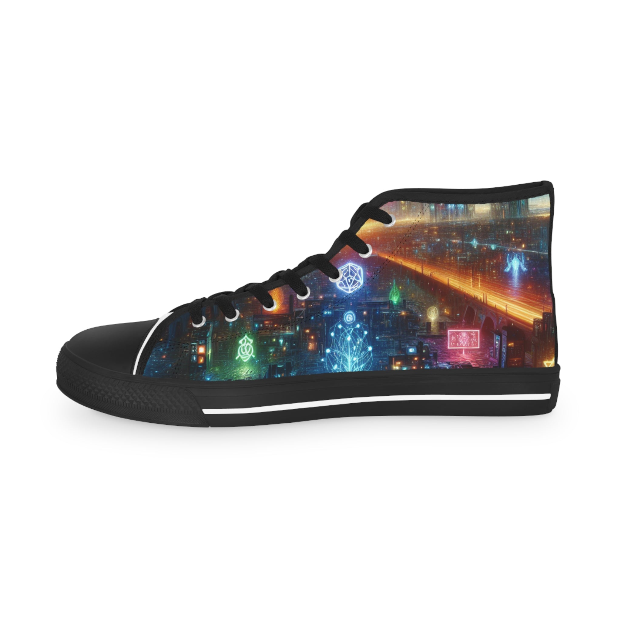 Men's Sneakers - CyberPunk and Magic Design