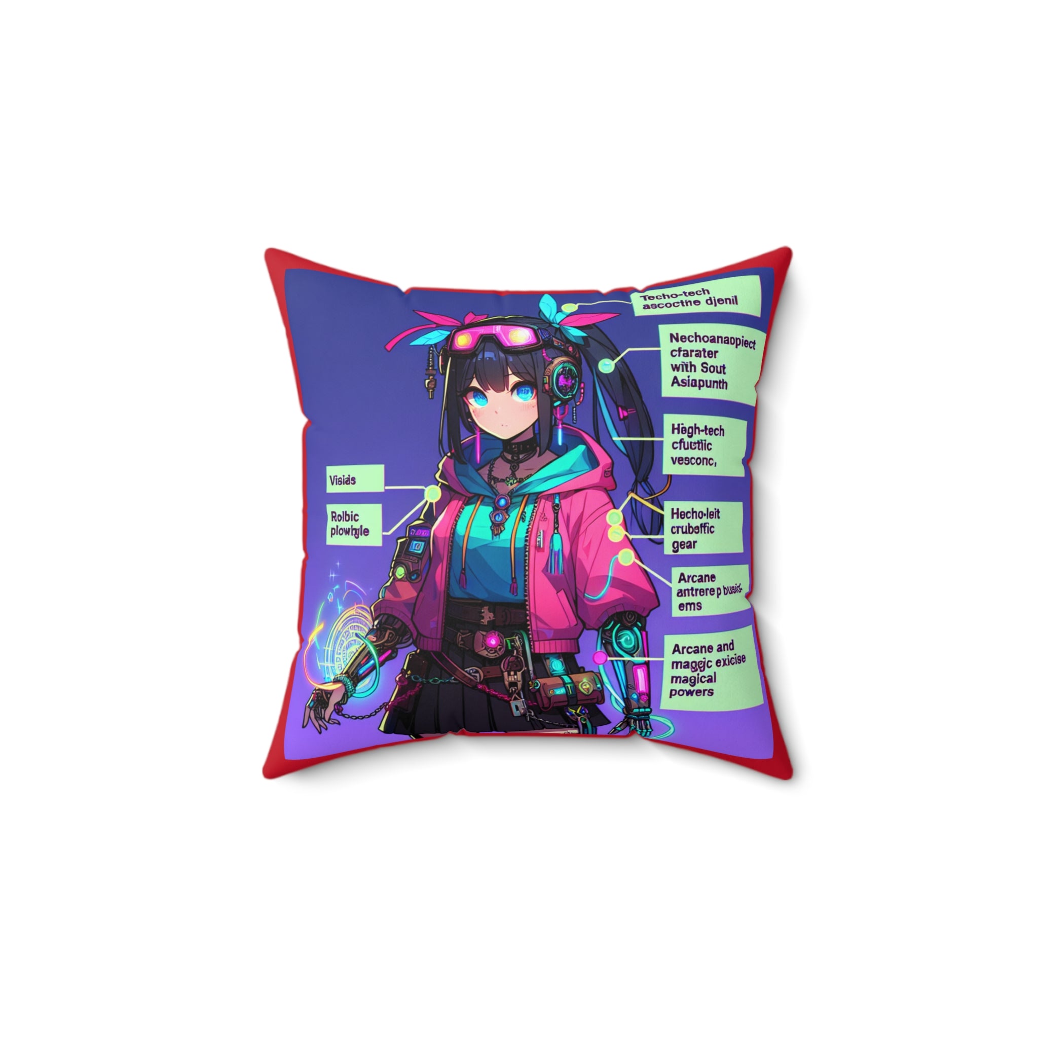 Spun Polyester Square Pillow