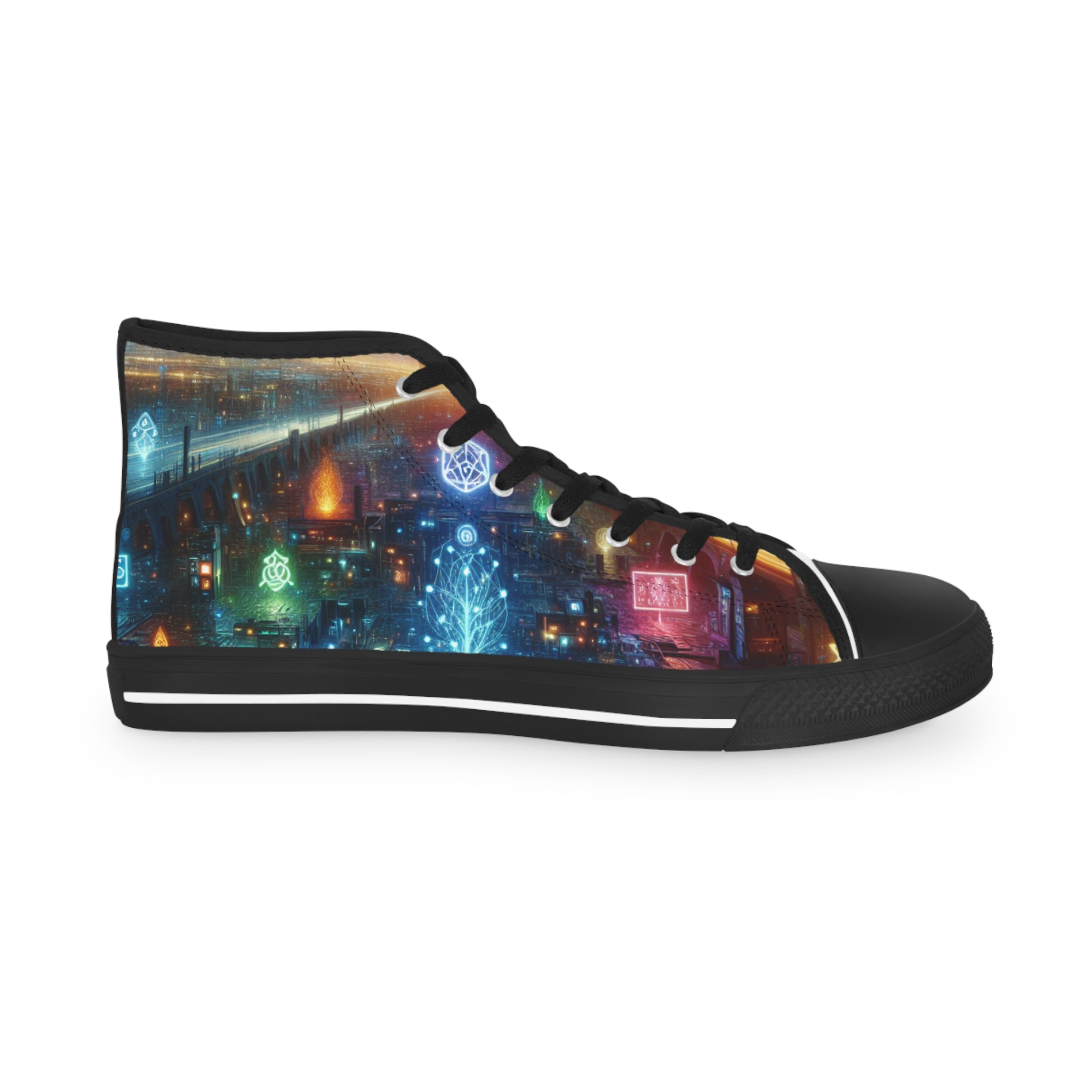 Men's Sneakers - CyberPunk and Magic Design