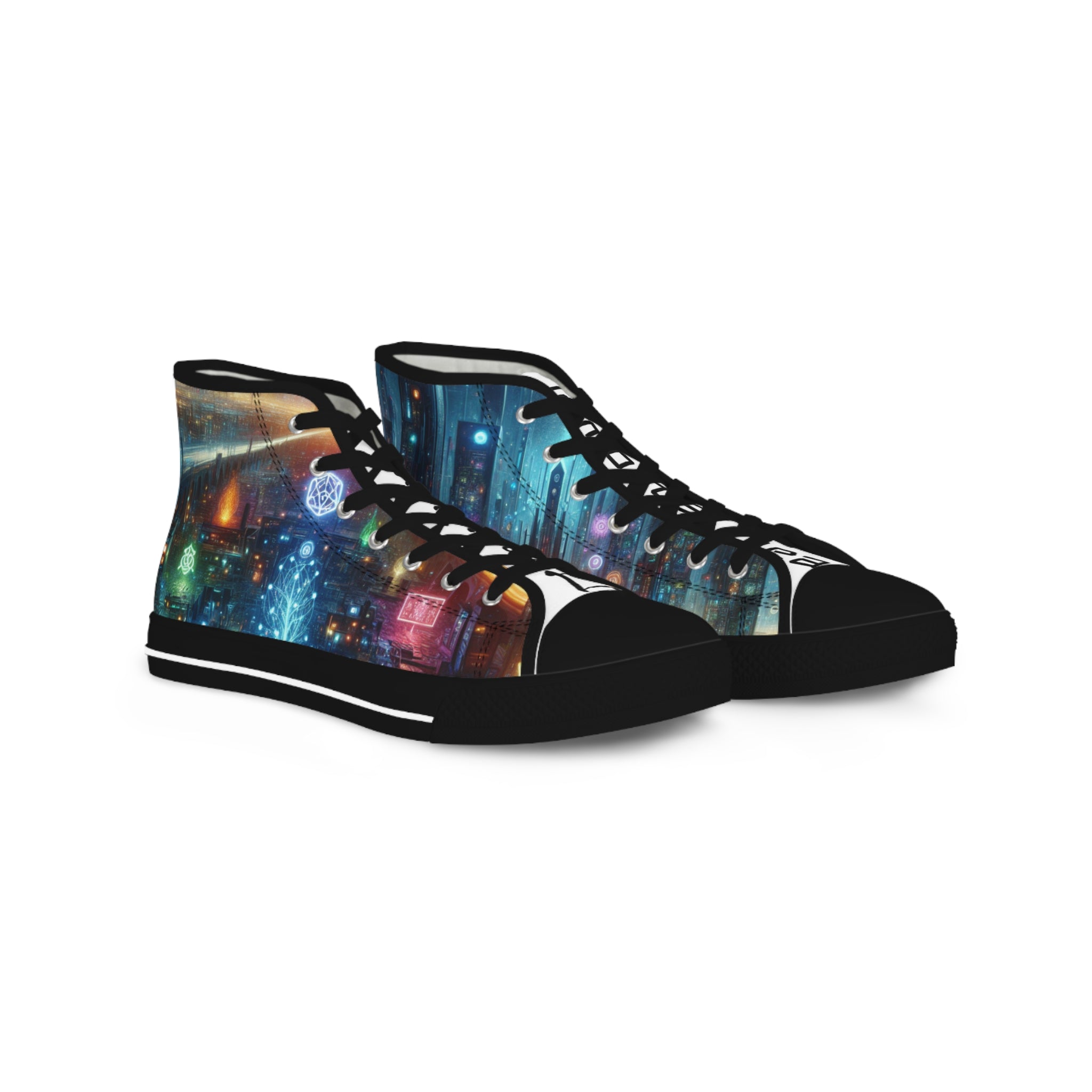 Men's Sneakers - CyberPunk and Magic Design
