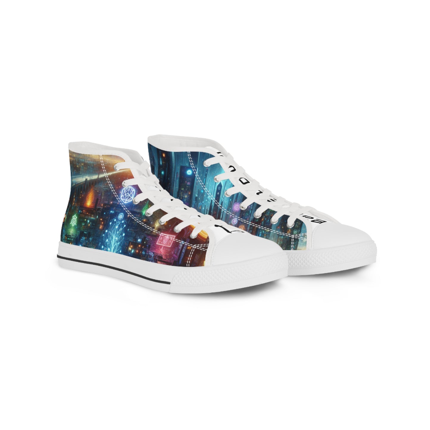 Men's Sneakers - CyberPunk and Magic Design