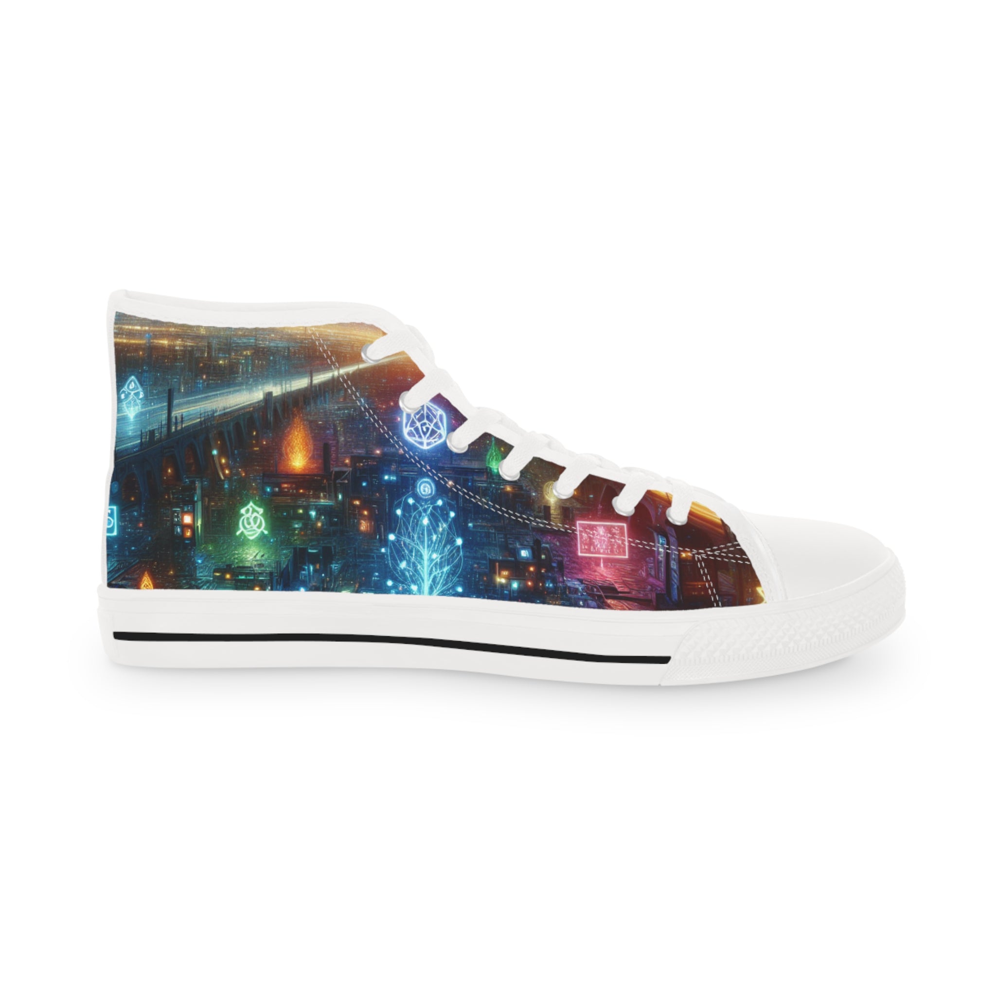 Men's Sneakers - CyberPunk and Magic Design