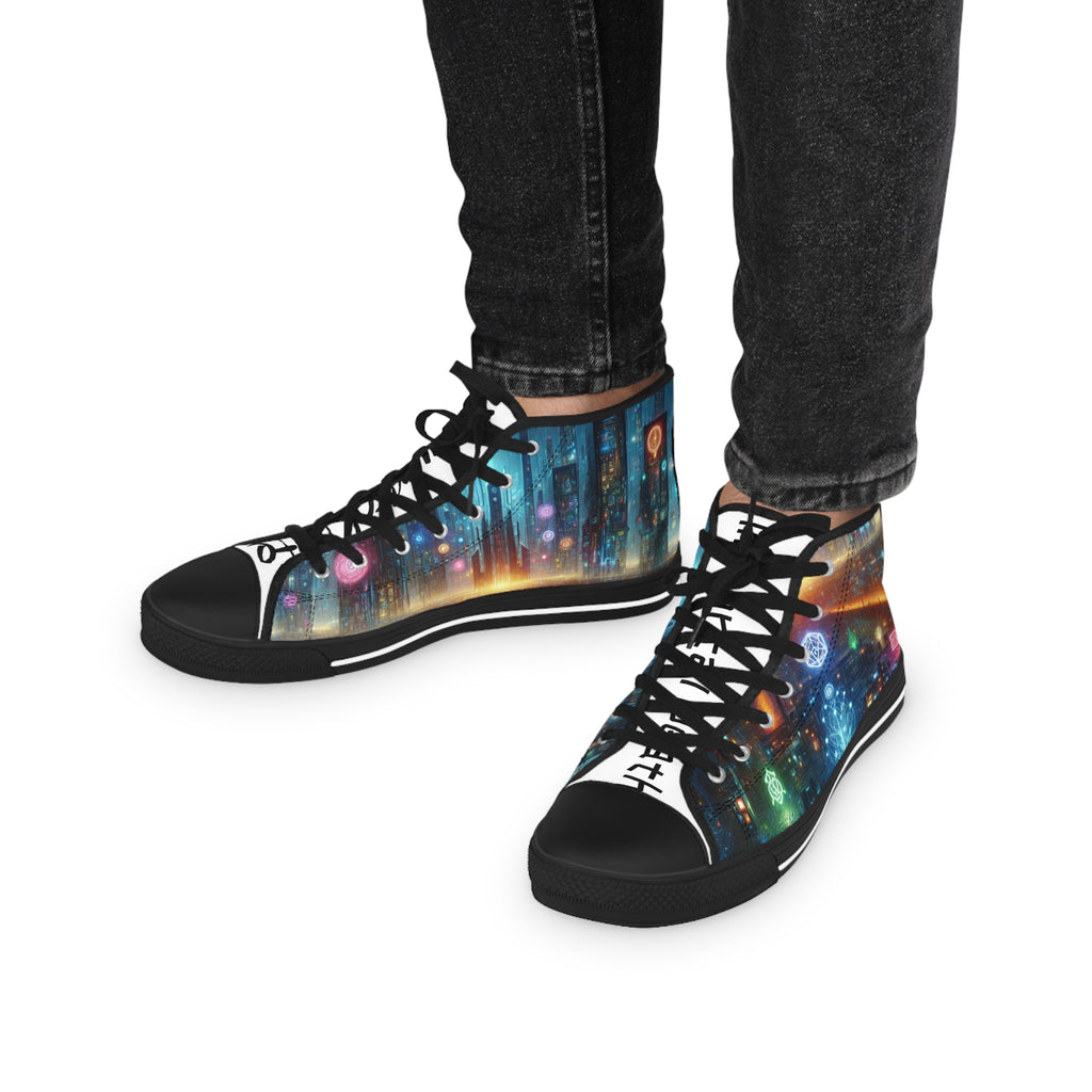 Men's Sneakers - CyberPunk and Magic Design