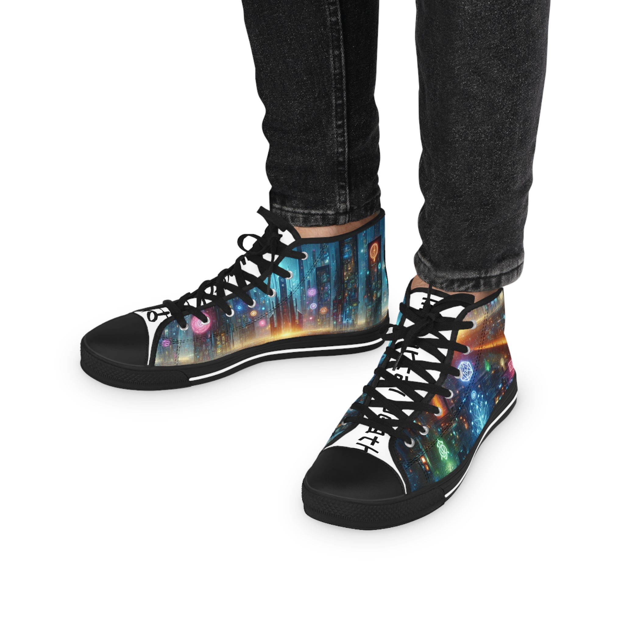 Men's Sneakers - CyberPunk and Magic Design