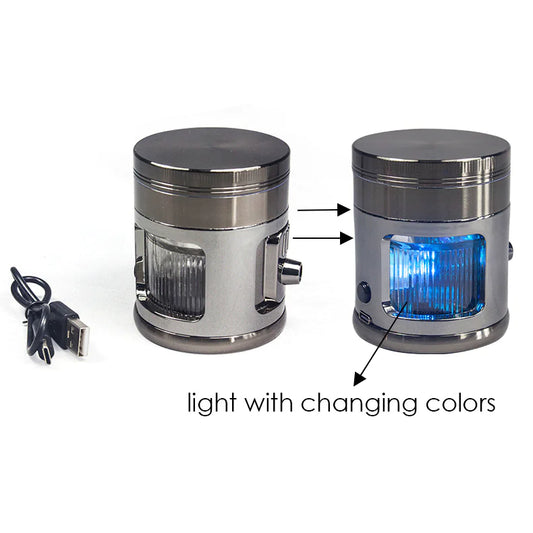 Dispenser with Side Large Sliding Door & LED Light