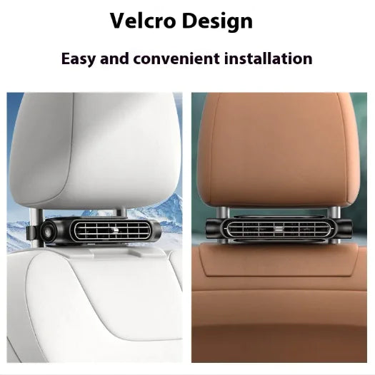 USB Car Seat Fan (No-Blade) - Plug-In