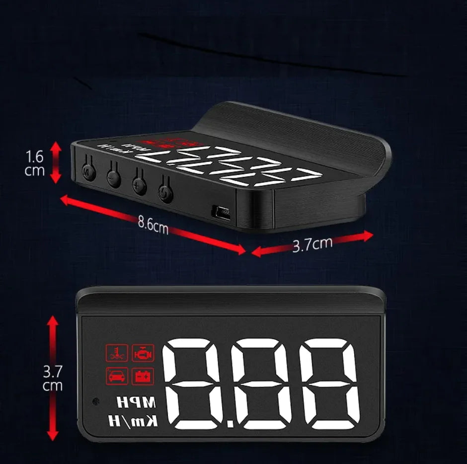 Portable M3 Car Head-Up Display (HUD)