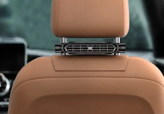 USB Car Seat Fan (No-Blade) - Plug-In